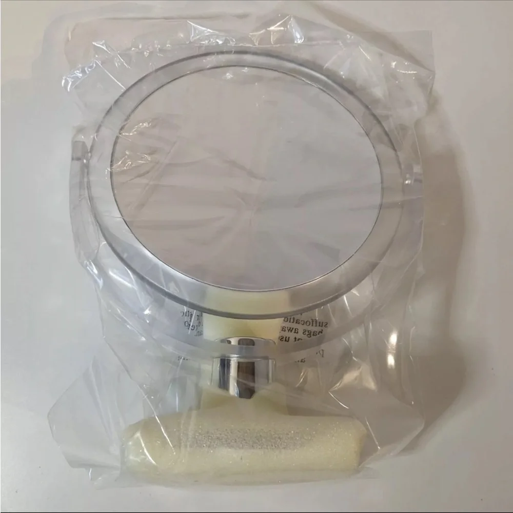 Dual Sided Magnifying Travel Mirror, Free Standing Makeup Vanity Defining Beauty